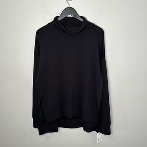 NWT Sage Collective Black Long Sleeve Mock Neck Top